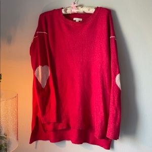 Lauren Conrad oversized sweater heart sleeve
